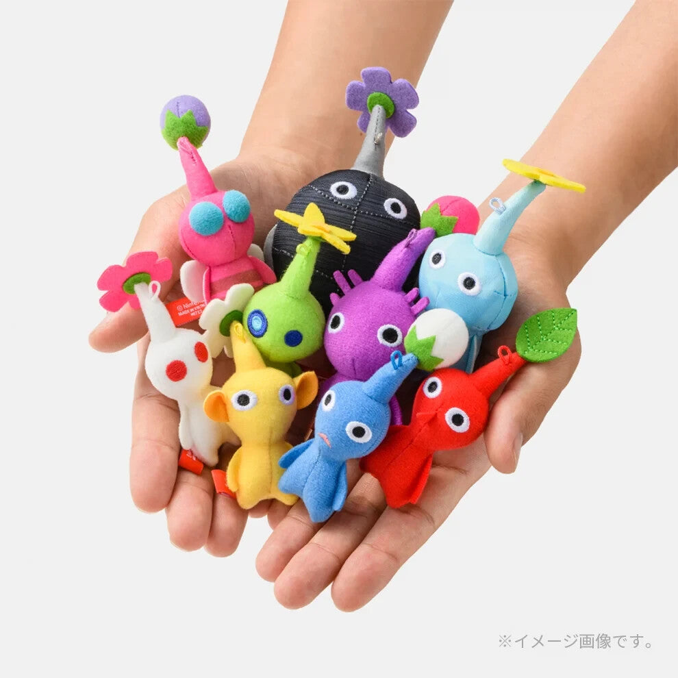 Pikmin Keychain Mascot Ice Pikmin Flower Stuffed Plush Nintendo W/ Tag