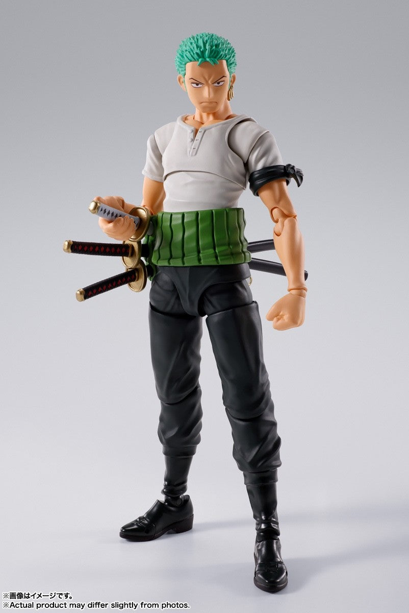 Bandai S.H.Figuarts One Piece Roronoa Zoro Romance Dawn TAMASHII NATIONS New