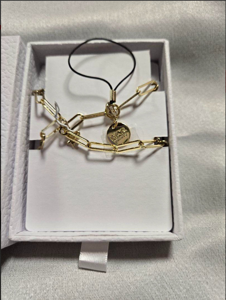 Christian Dior Novelty Charm Key chain phone strap Star BOX from JAPAN