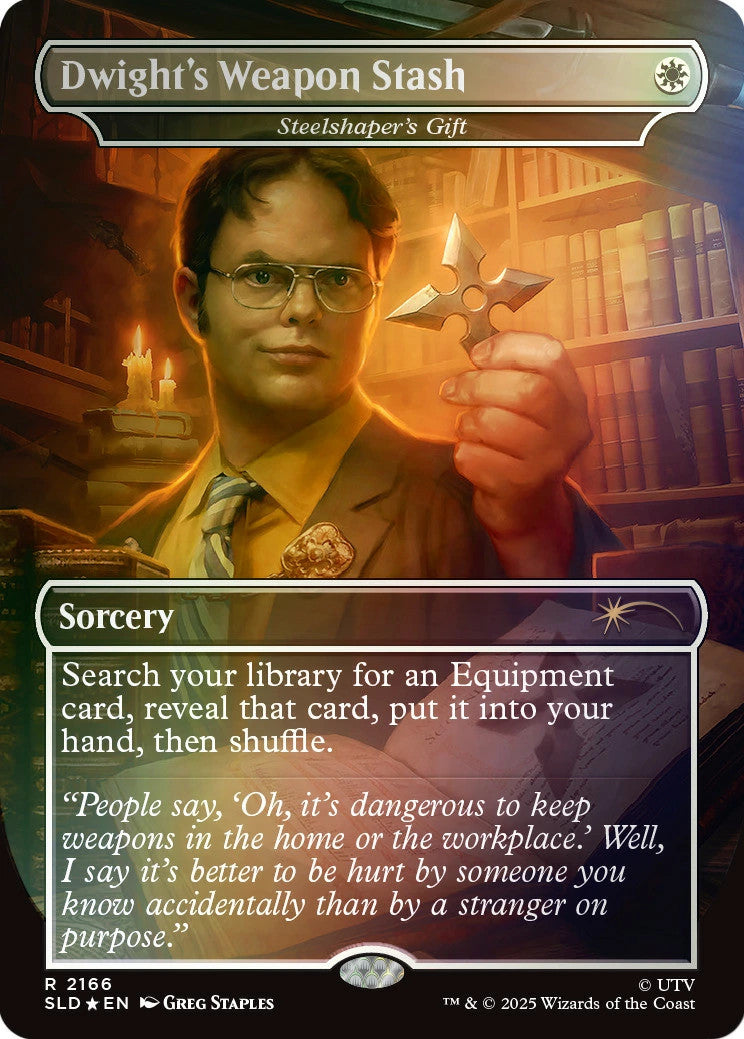 MTG Secret Lair x The Office Dwight’s Destiny Foil Edition Superdrop