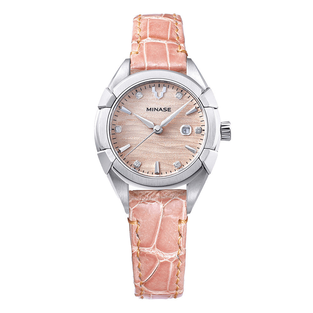 MINASE Uruga 31 UG02-LLPNCP-SSD Japan Limited Ladies Watch Pink Dial