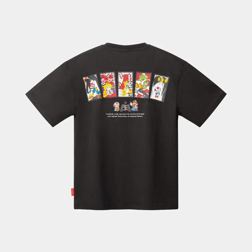 Mario Hanafuda T-shirts Black Nintendo Tokyo Limited Shirt