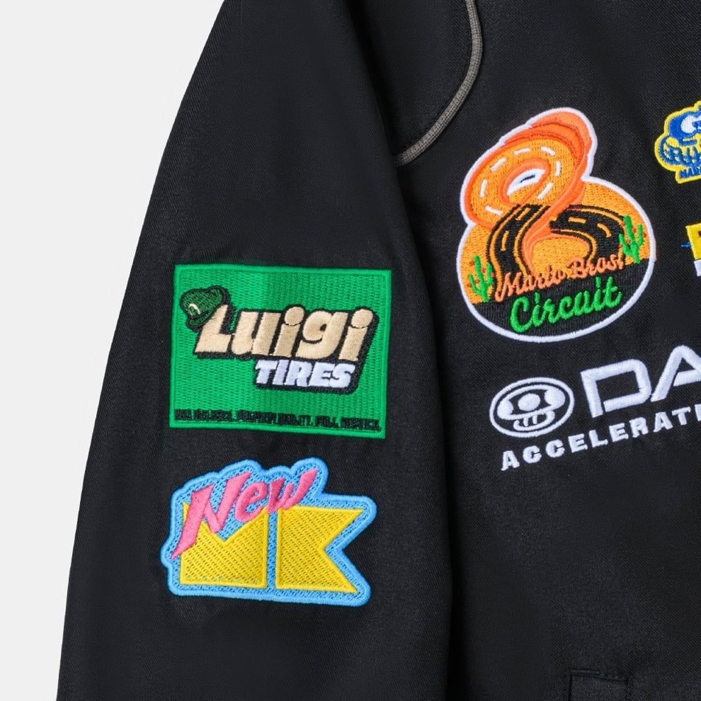 Nintendo Super Mario Mario Kart World Racing Jacket Black Japan New