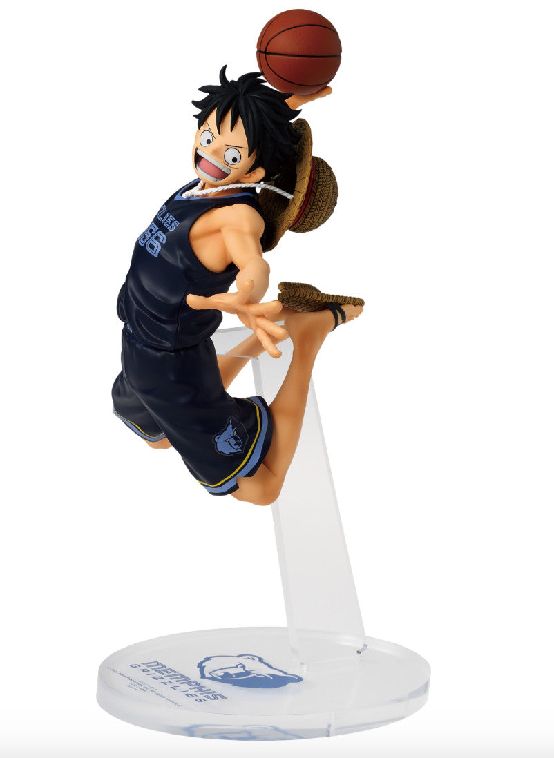 One Piece x NBA Master Stars Piece Luffy Figure Set of 6 Japan Exclusive New