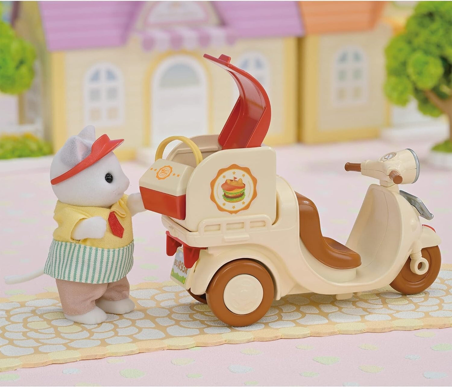 Sylvanian Families Hamburger Wagon Epoch Calico Critters MI-91 Doll House New JP