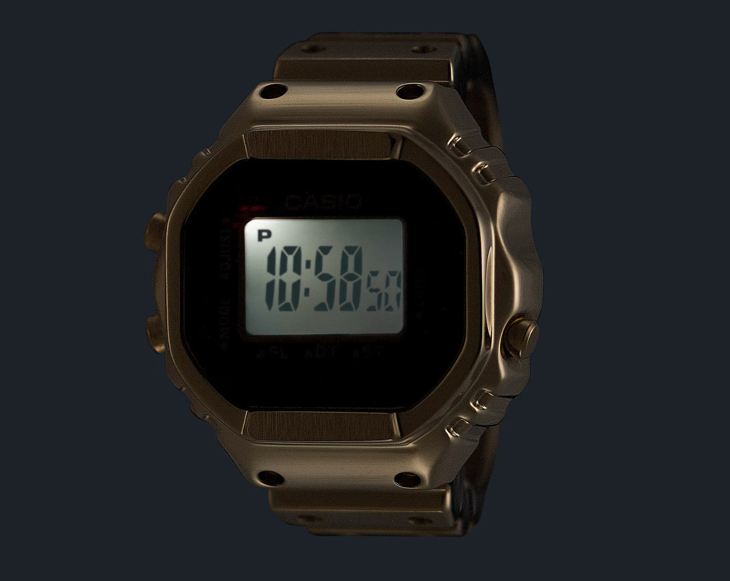 Casio CRW-001G-9JR Ring Watch Gold Limited Edition w/ Size Spacer Japan