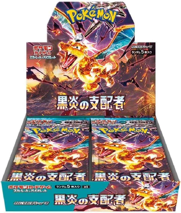 Pokemon Card Scarlet & Violet Ruler of the Black Flame Booster Box Japanese