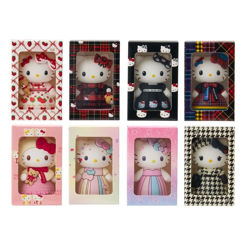 Sanrio Hello Kitty Secret Birthday Doll Mascot Full Set 8 Complete Box New