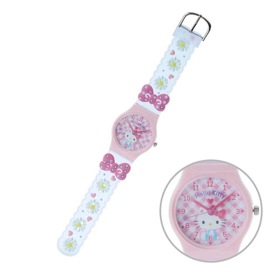 Sanrio Hello Kitty Rubber Watch Cute Character Wristwatch Japan