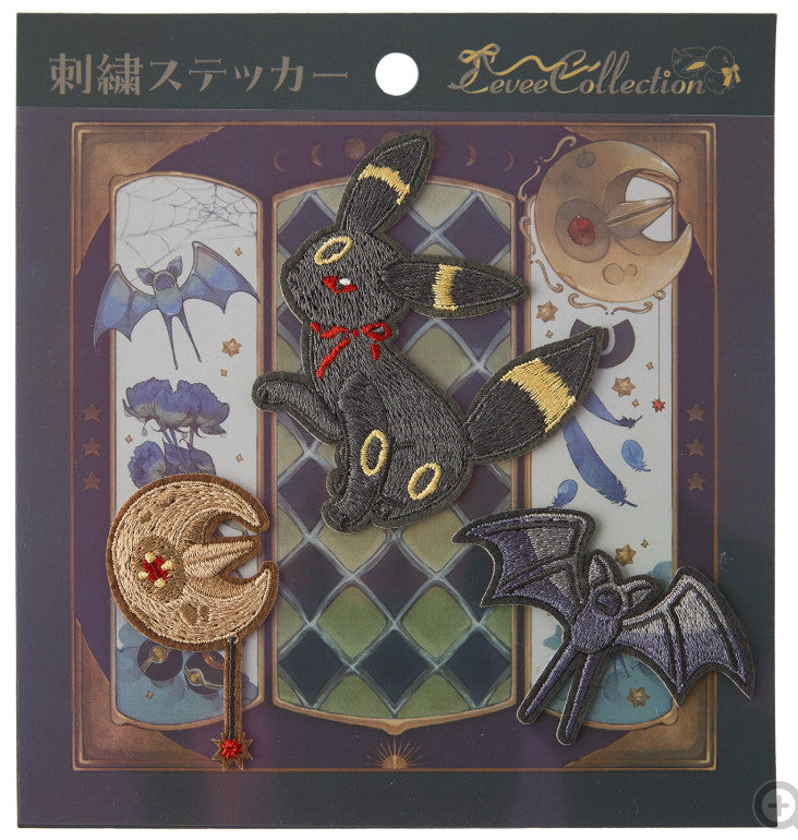 Pokemon Center Eevee Collection Embroidery Sticker Set of 9 Japan Exclusive New