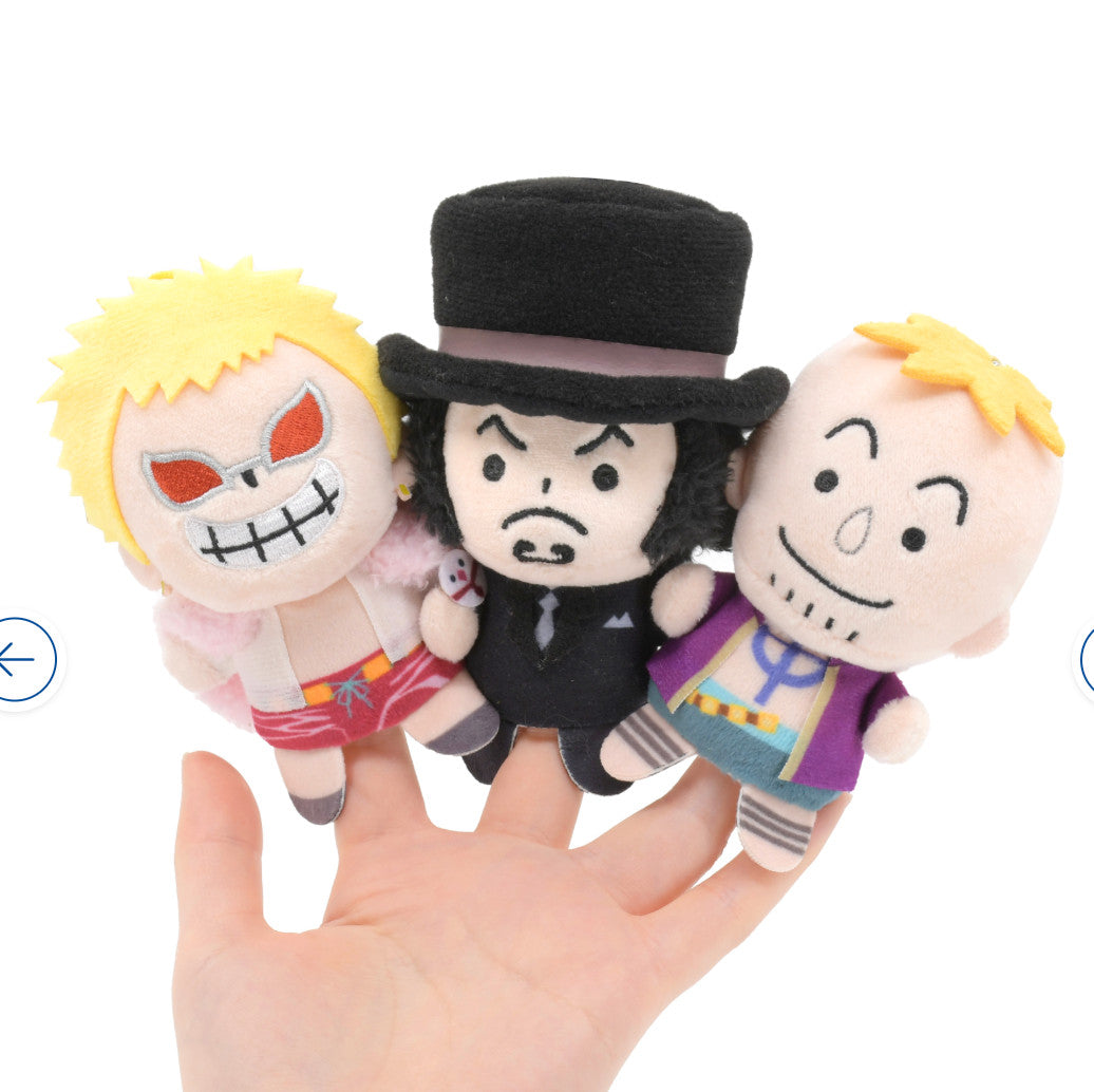 One Piece Base Shop Exclusive Finger Plush Toy with Strap Japan New