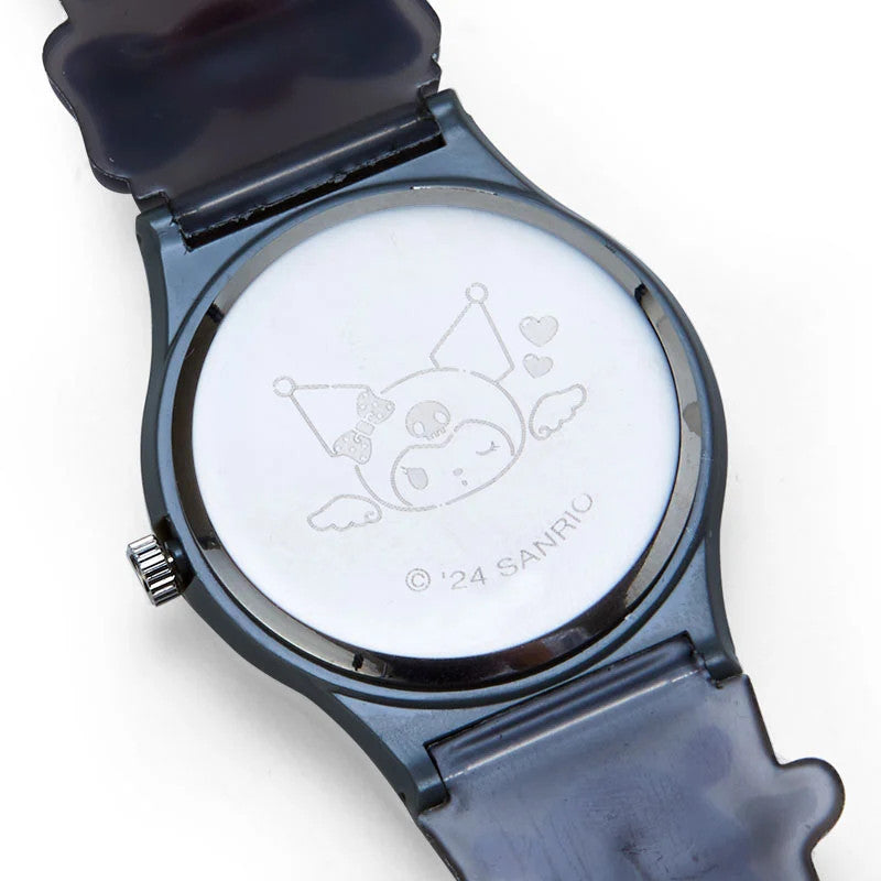 Sanrio Kuromi Women’s Fashion Quartz Rubber Watch – Japan Limited