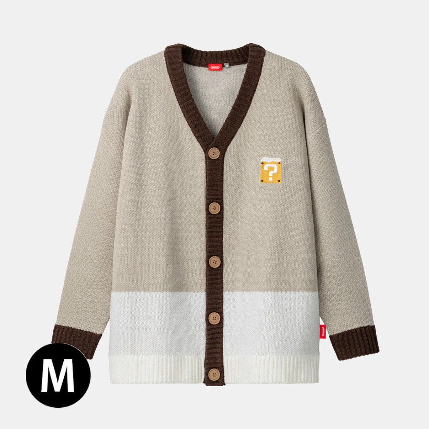 Super Mario Winter Collection Cardigan Nintendo TOKYO Unisex M & L Size NEW