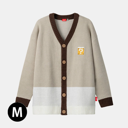 Super Mario Winter Collection Cardigan Nintendo TOKYO Unisex M & L Size