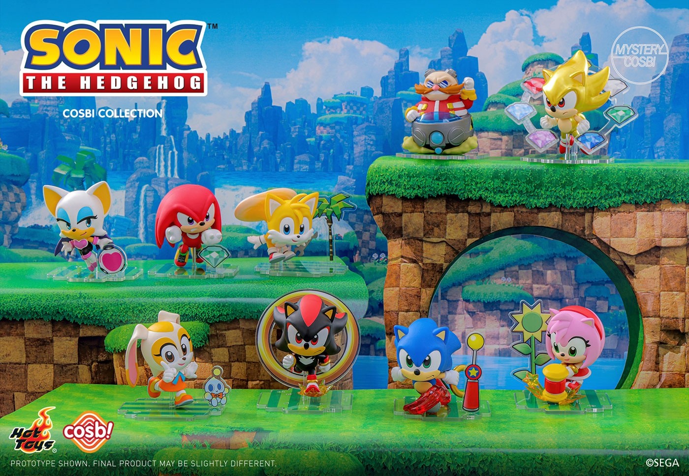 RANDOM-1-pack Hot Toys Cosbi Sonic the Hedgehog figure SEGA Store Tokyo limited
