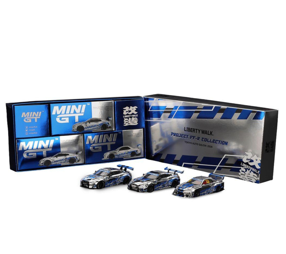 MINI GT Liberty walk Project FF-R Collection Tokyo Auto Salon 2026 Special Box