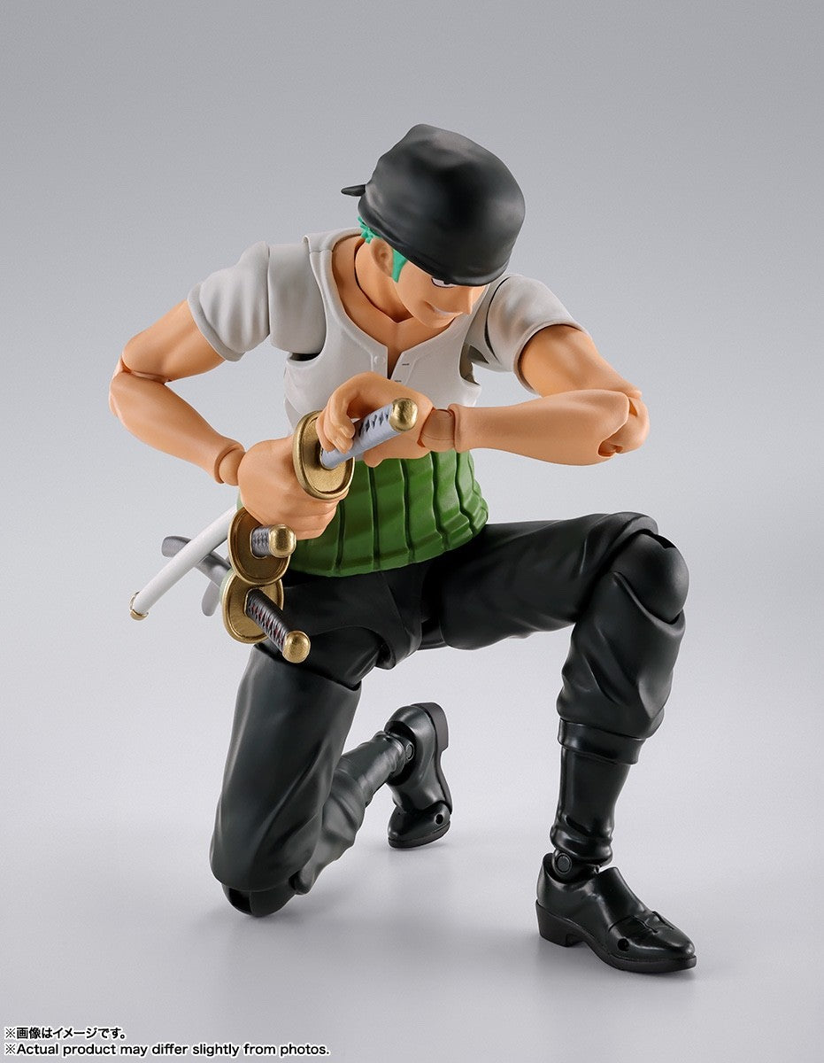 Bandai S.H.Figuarts One Piece Roronoa Zoro Romance Dawn TAMASHII NATIONS New