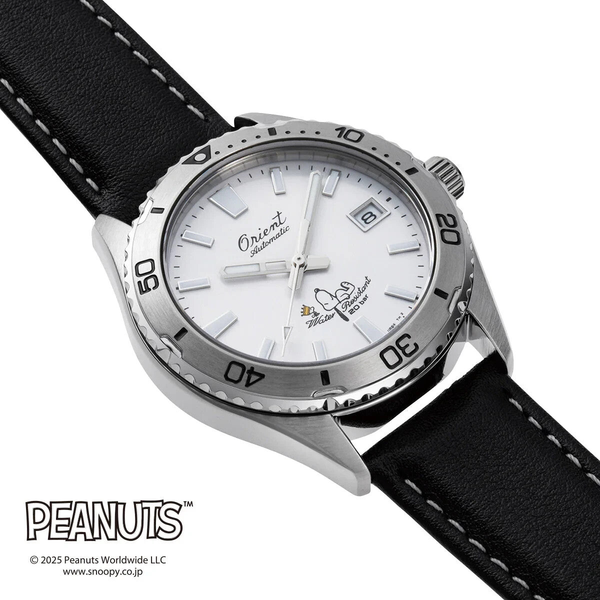 Orient x Peanuts Snoppy & Woodstock Limited Automatic Mako Watch RA-AC0Q08S