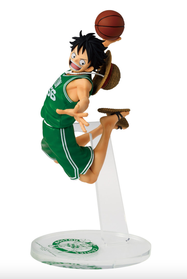 One Piece x NBA Master Stars Piece Luffy Figure Set of 6 Japan Exclusive New