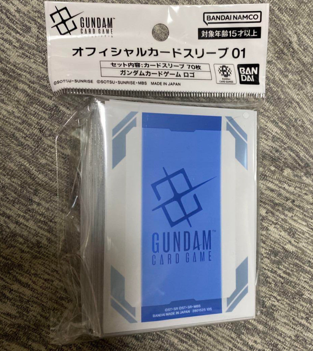 Gundam Card Logo Gundam Card Game Official 70 Sleeves new