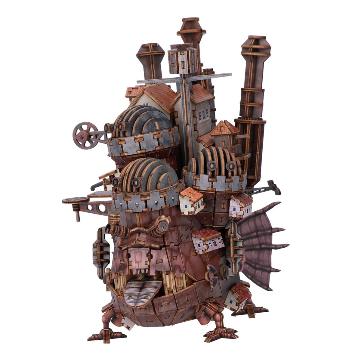 ki-gu-mi Studio Ghibli Howl's Moving Castle Color Version Wooden 3D Puzzle NEW