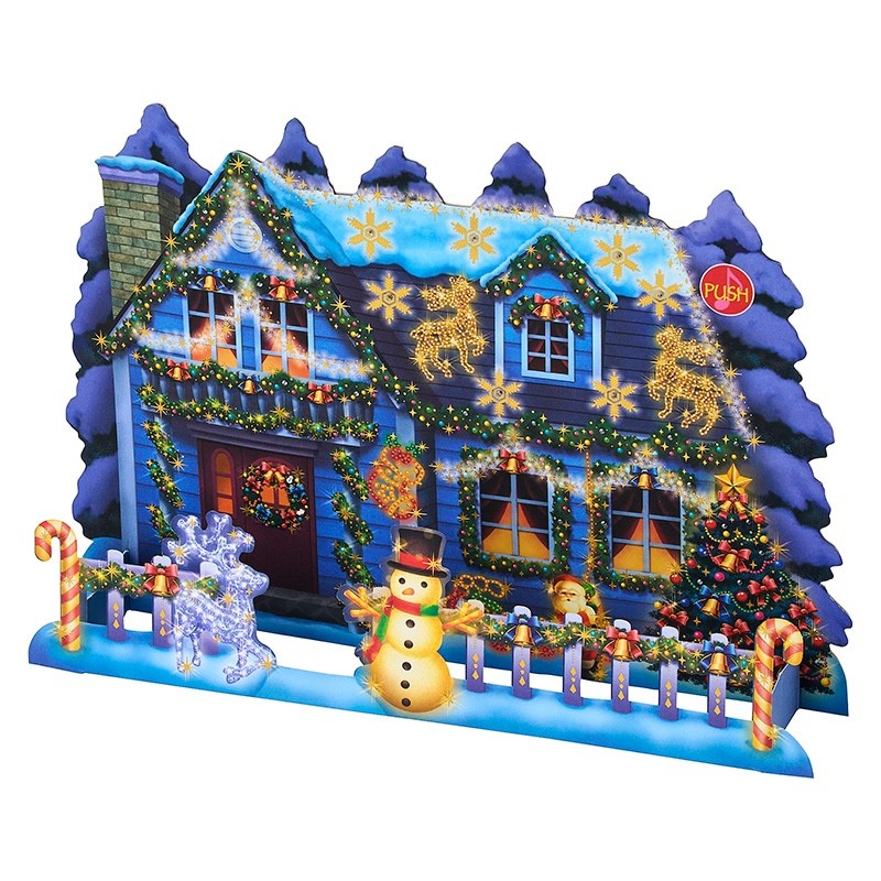 2026 Christmas Greeting Card with Light & Music japan