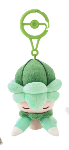 Pokemon Center Original Scented Mascot Roserade Fomantis Lurantis Comfey Set