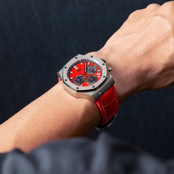 Angel Clover MF GHOST Collaboration Watch EVS43MFG-FR Japan Animation Ferrari