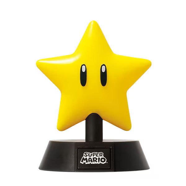 SUPER MARIO SUPER STAR ICON LIGHT NEW