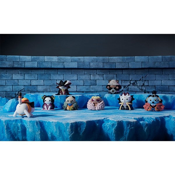MEGA CAT PROJECT ONE PIECE NYAN Luffy and Seven Warlords of the Sea 8Pack BOX