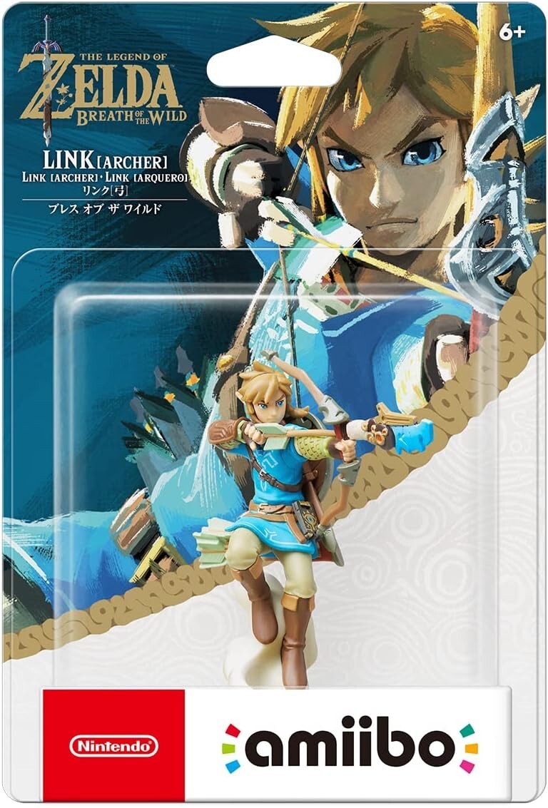 Nintendo Amiibo The Legend Of Zelda Breath of the Wild Link Archer Figure