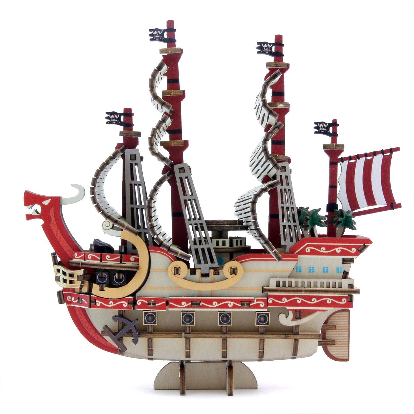 KIGUMI Ki-gu-mi Wooden Art - One Piece Red Force