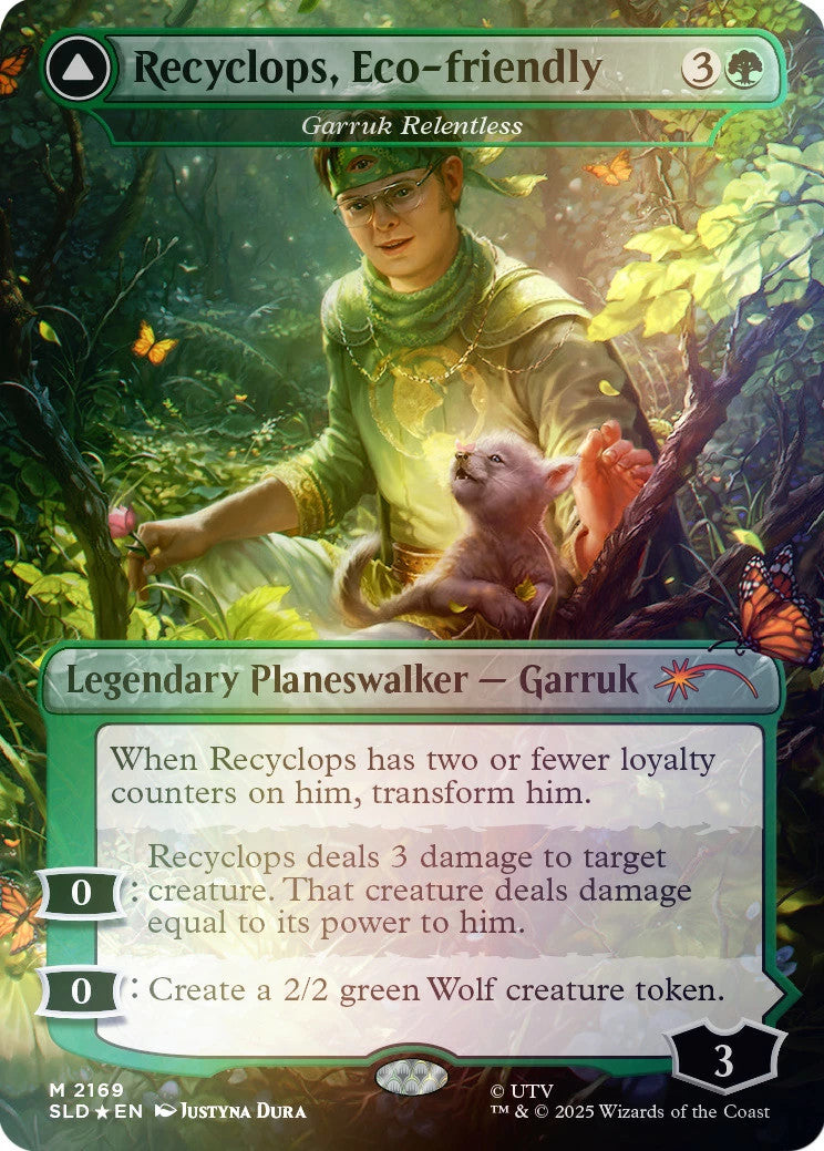 MTG Secret Lair x The Office Dwight’s Destiny Foil Edition Superdrop