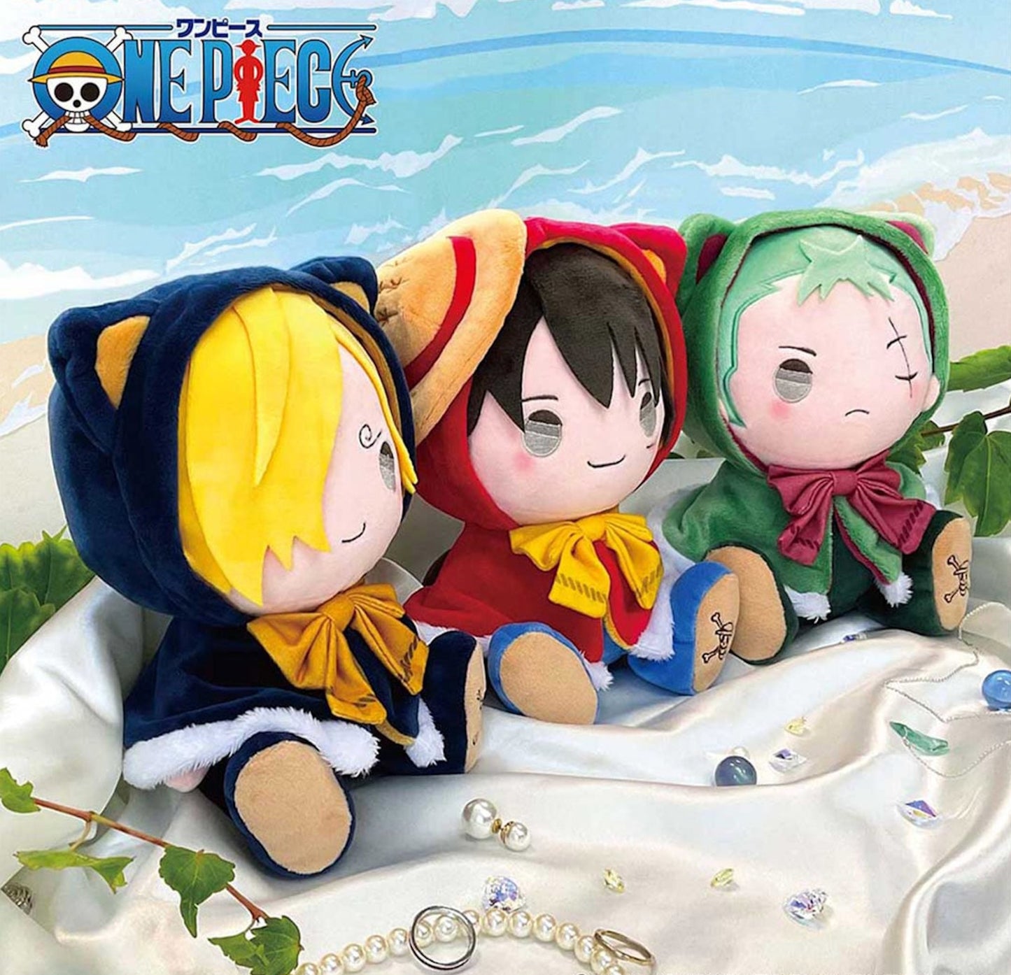 ONE PIECE Plush doll KEMOPON Sanji Japan NEW
