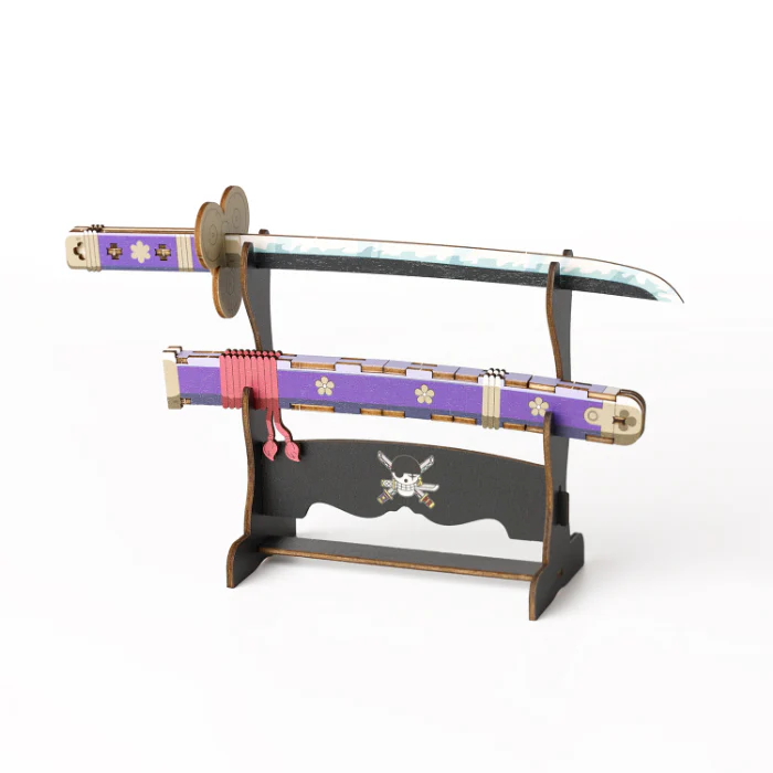 ONE PIECE Roronoa Zoro Swords Set ki-gu-mi Wooden 3D Puzzle from Japan