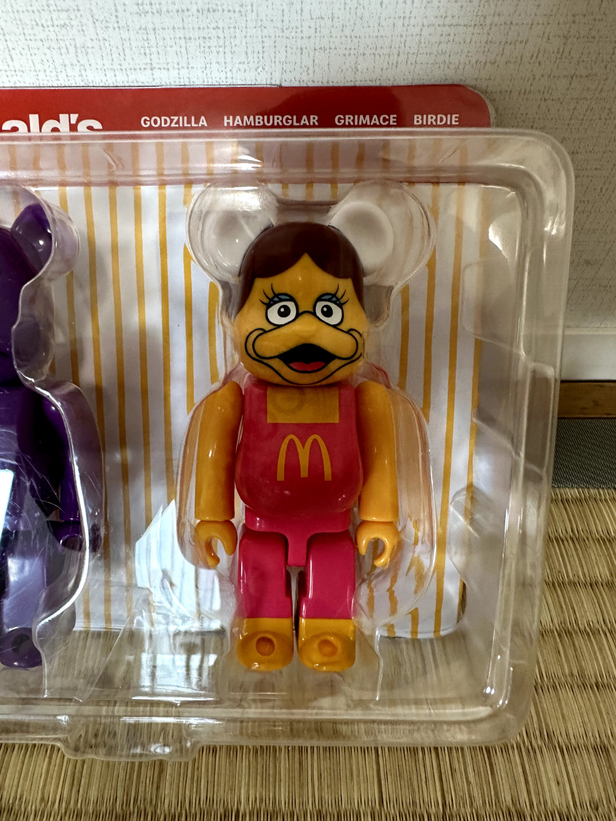 Medicom McDonald's Godzilla BE@RBRICK Bearbrick 150% Collaboration Figure Set