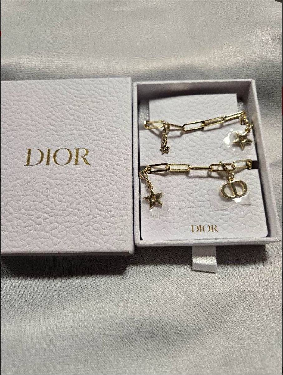 Christian Dior Novelty Charm Key chain phone strap Star BOX from JAPAN
