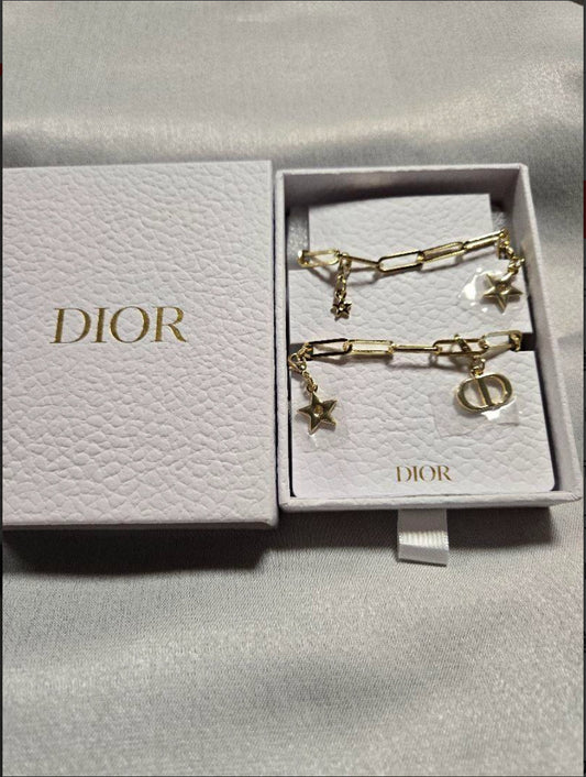 Christian Dior Novelty Charm Key chain phone strap Star BOX from JAPAN