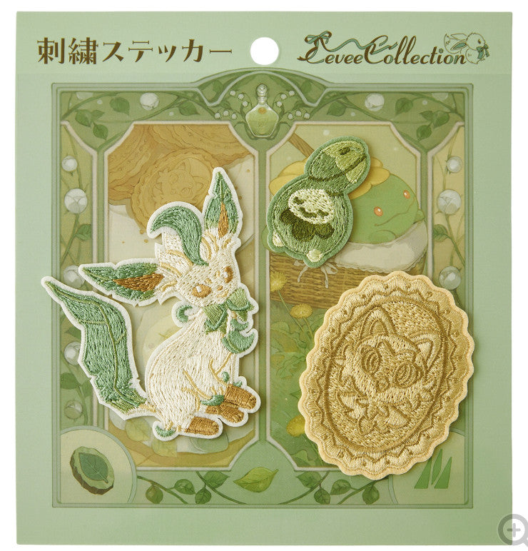 Pokemon Center Eevee Collection Embroidery Sticker Set of 9 Japan Exclusive New