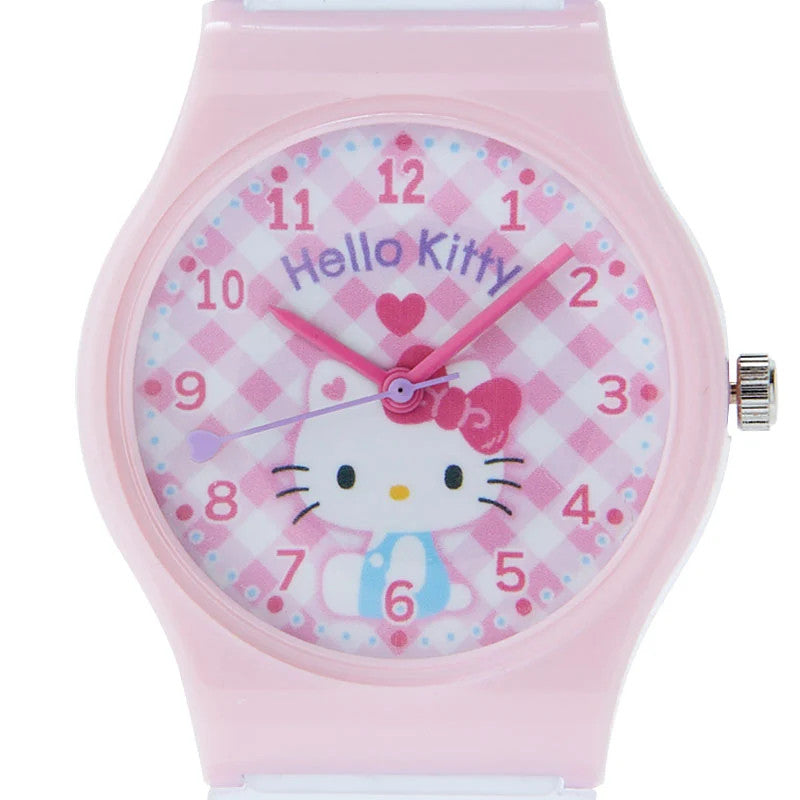 Sanrio Hello Kitty Rubber Watch Cute Character Wristwatch Japan