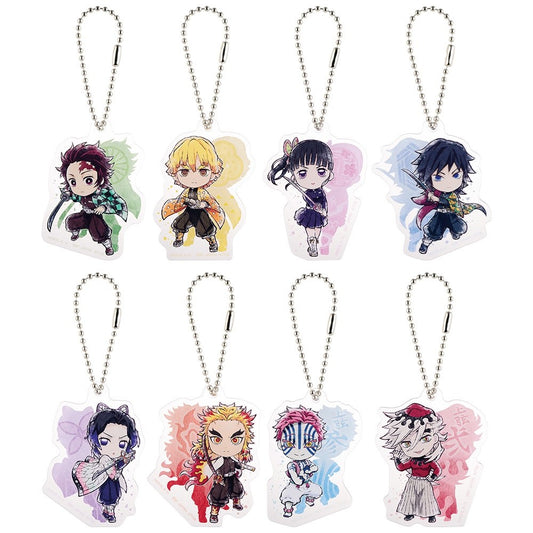 Demon Slayer Kimetsu no Yaiba Infinity Castle Arc Keychain Set of 8 Japan