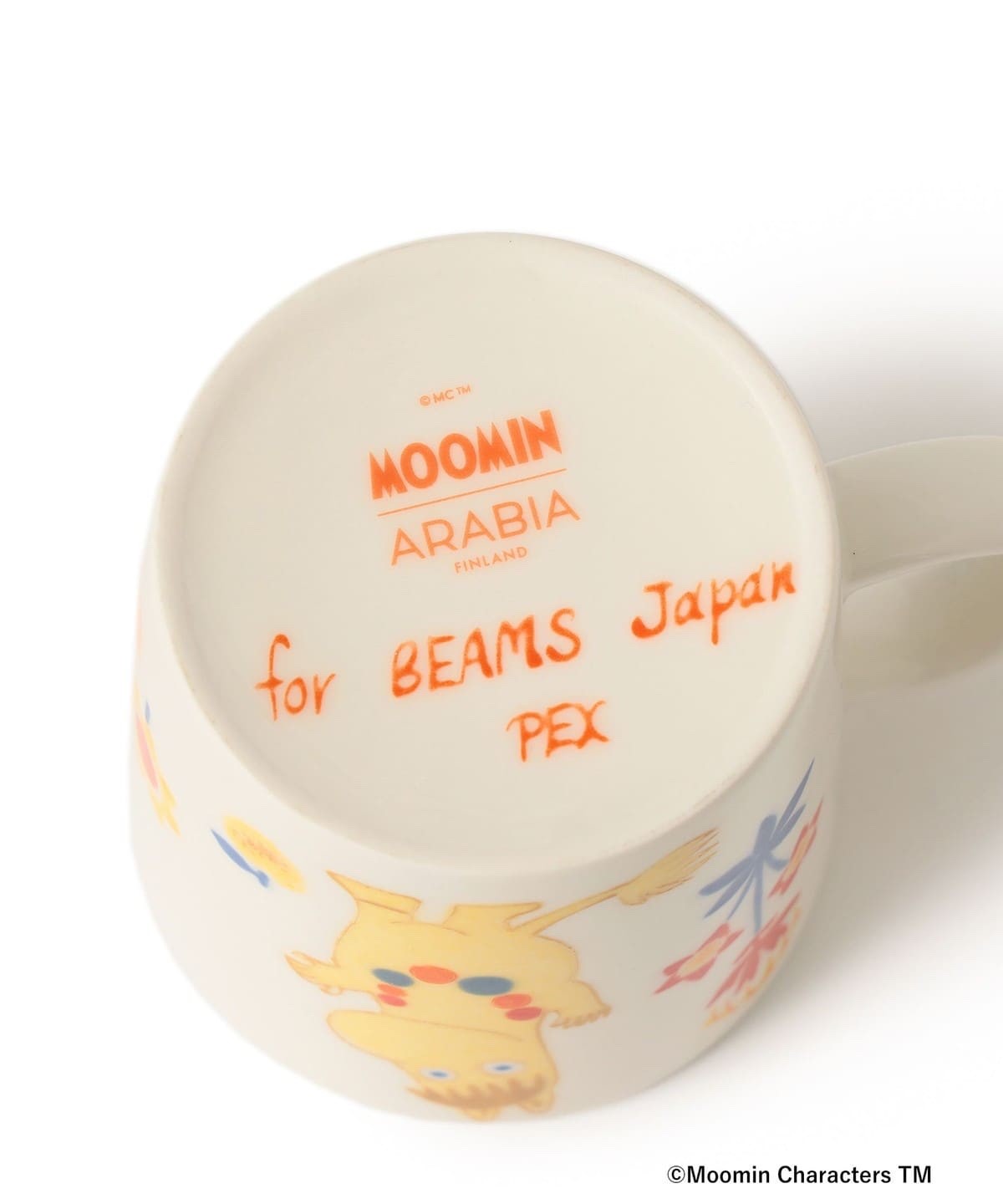 COLLABORATION MOOMIN ARABIA Hand Painted Mug BEAMS Japan New