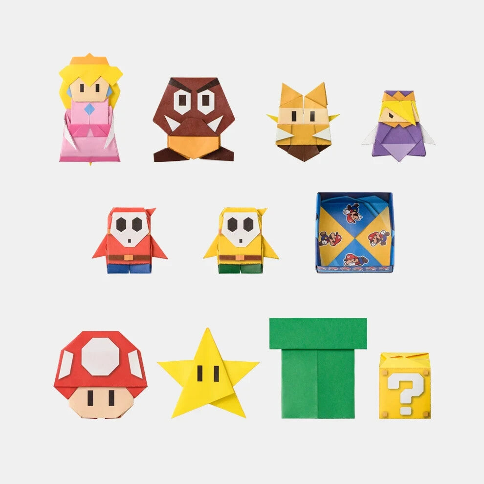 NEW Paper Mario: The Origami King Origami Set [Nintendo TOKYO Exclusive Item]