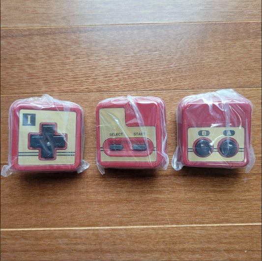 Nintendo Tokyo Controller Button Charm 3 Set Gacha Keychain Japan