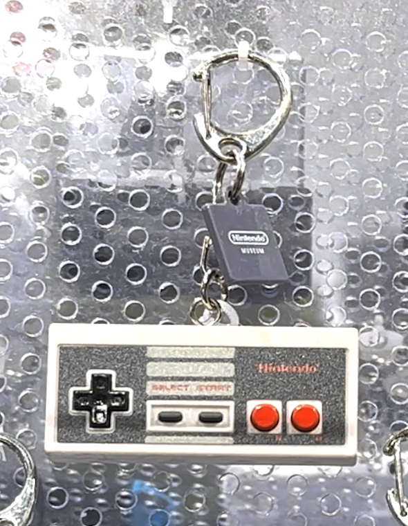 Nintendo Museum Game Hardware keychain collection 1983-1999 Complete set of 6