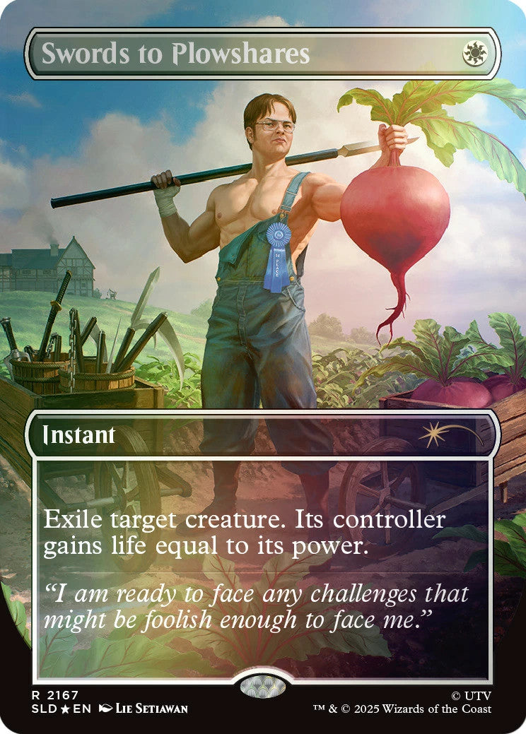 MTG Secret Lair x The Office Dwight’s Destiny Foil Edition Superdrop