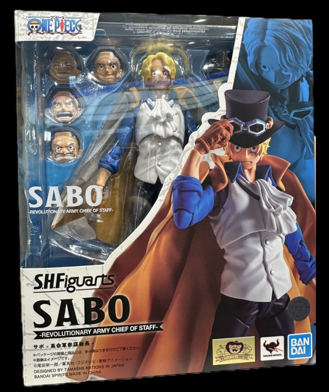 S.H.Figuarts One Piece 5 Figure Set Luffy Zoro Sanji Law Sabo Bandai