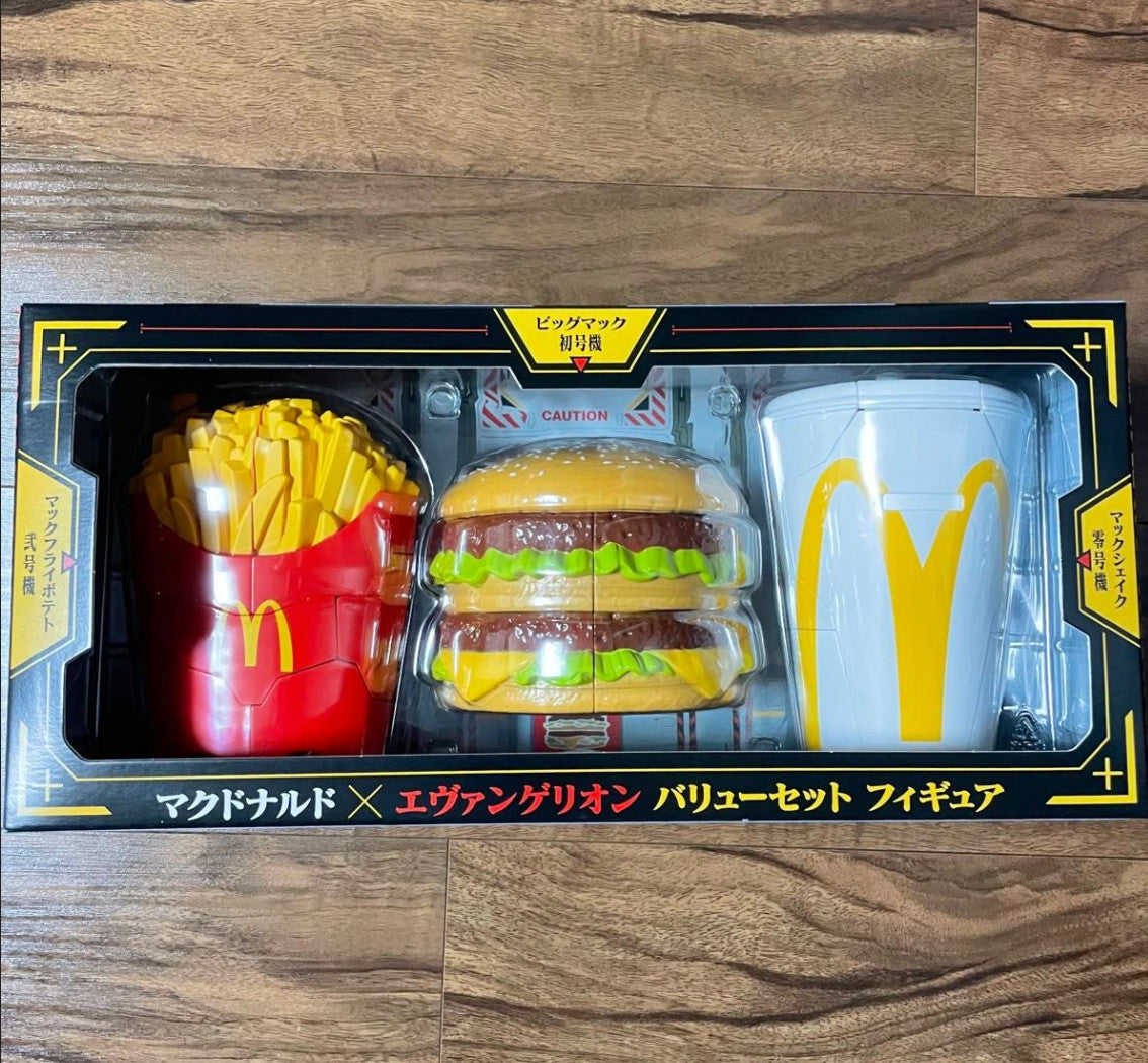 McDonald's x Evangelion Collaboration Value Set Figure Japan Limited New