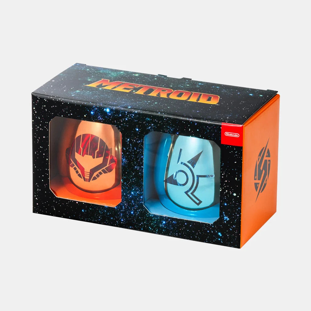 NINTENDO TOKYO Limited METROID Glass Set Japan NEW