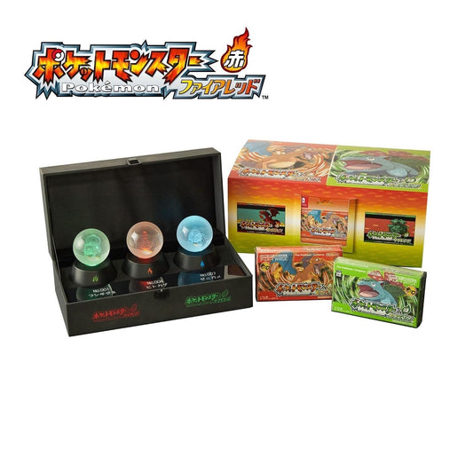 Nintendo Switch Pokemon FireRed Special Edition 30th Poke Ball Ornament Set